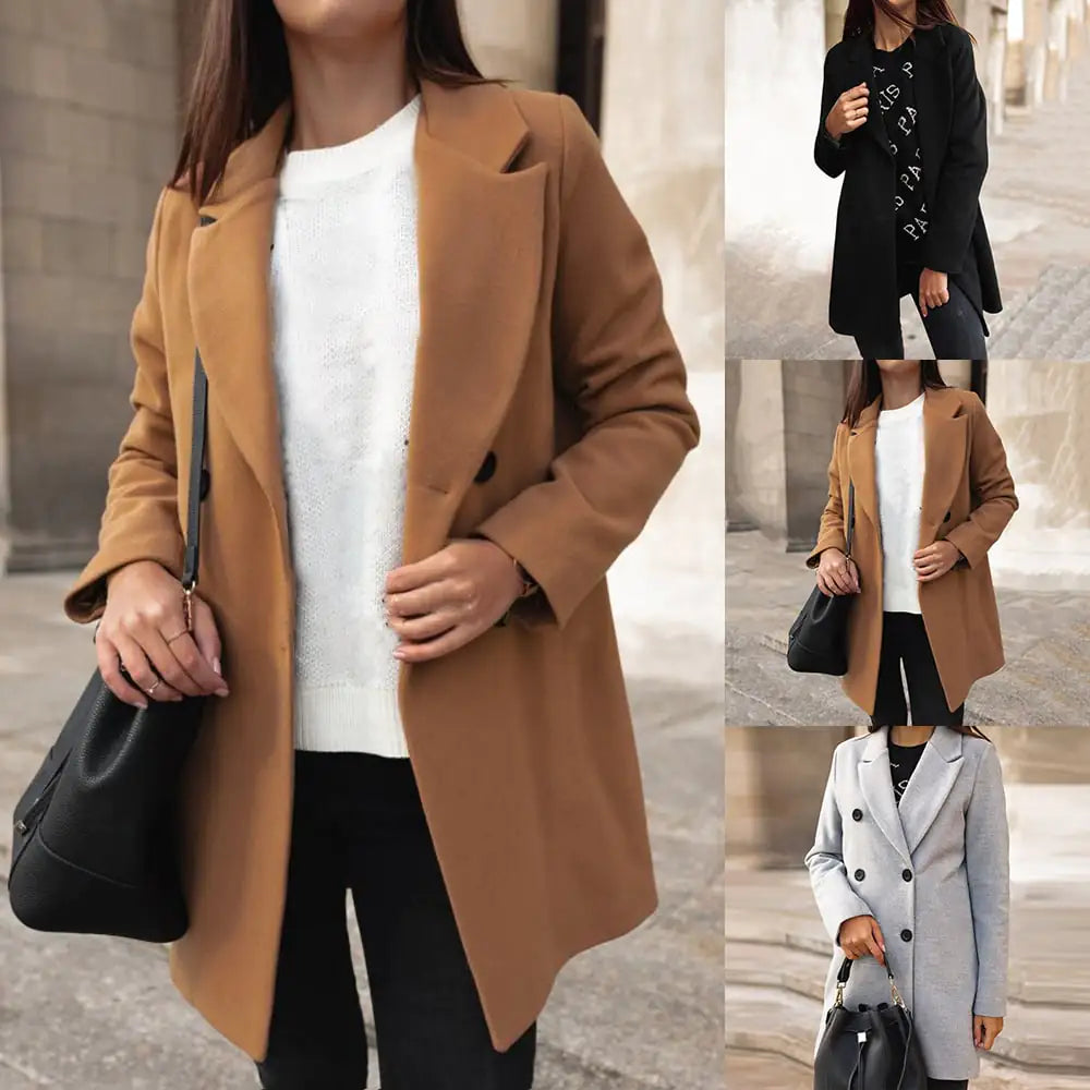 Long Woolen Winter Coats for Women